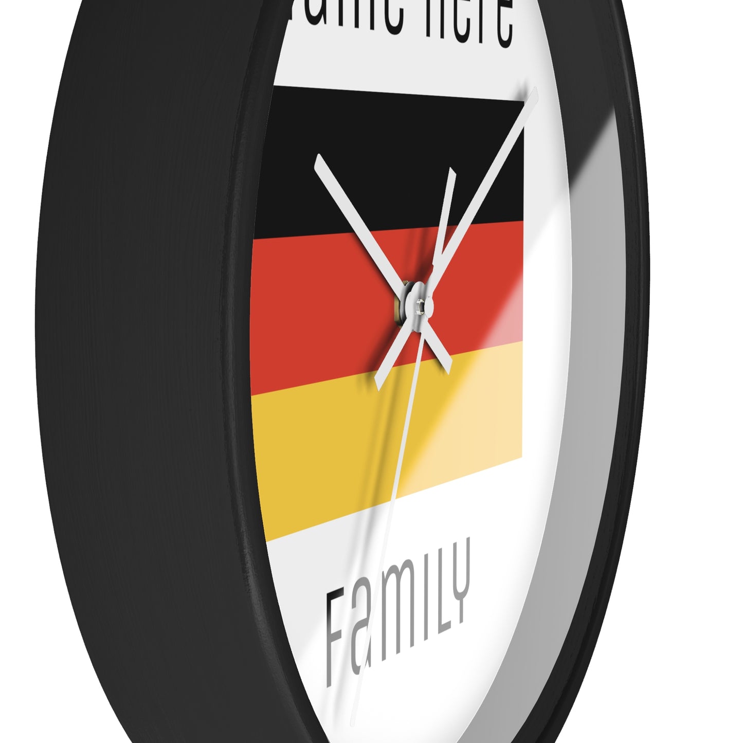 Personalize Your Germany Wall Clock with Your Name