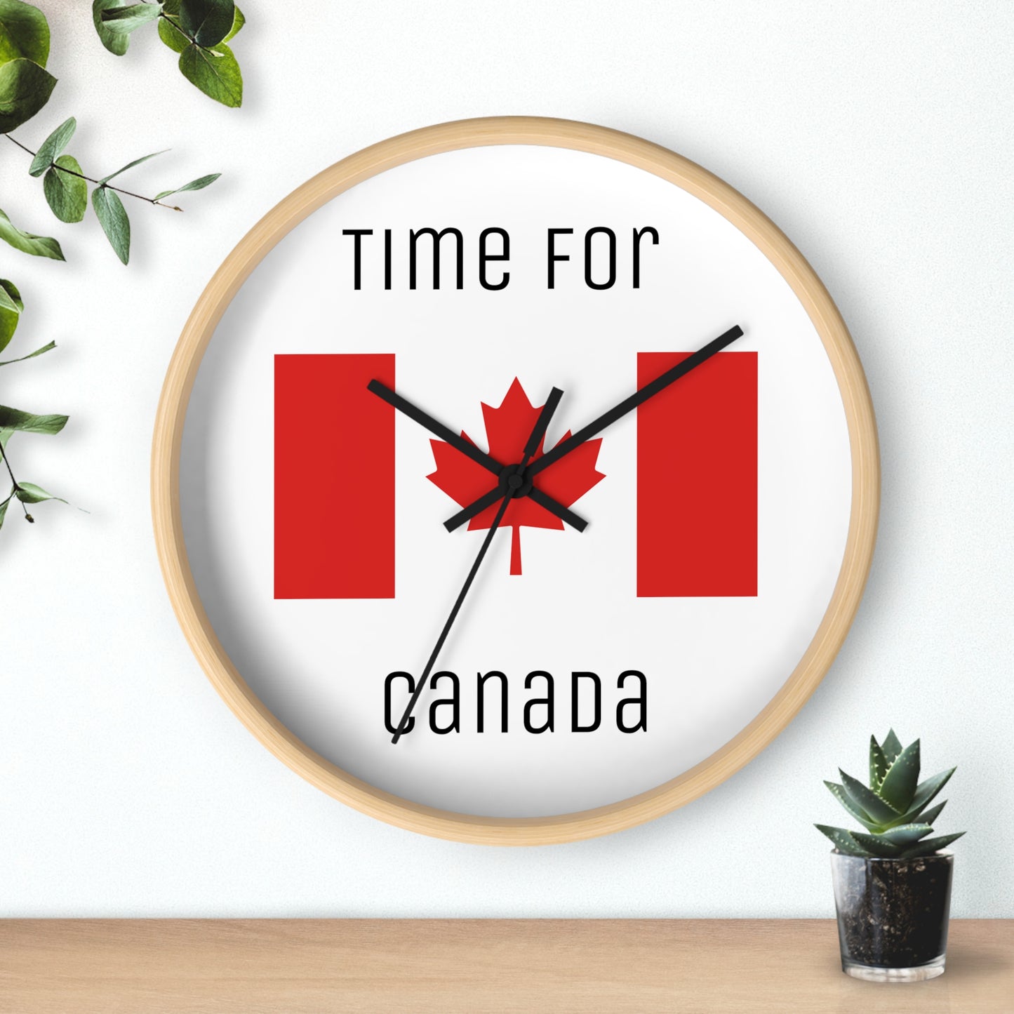 It's Time For Canada Wall Clock