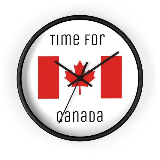 It's Time For Canada Wall Clock