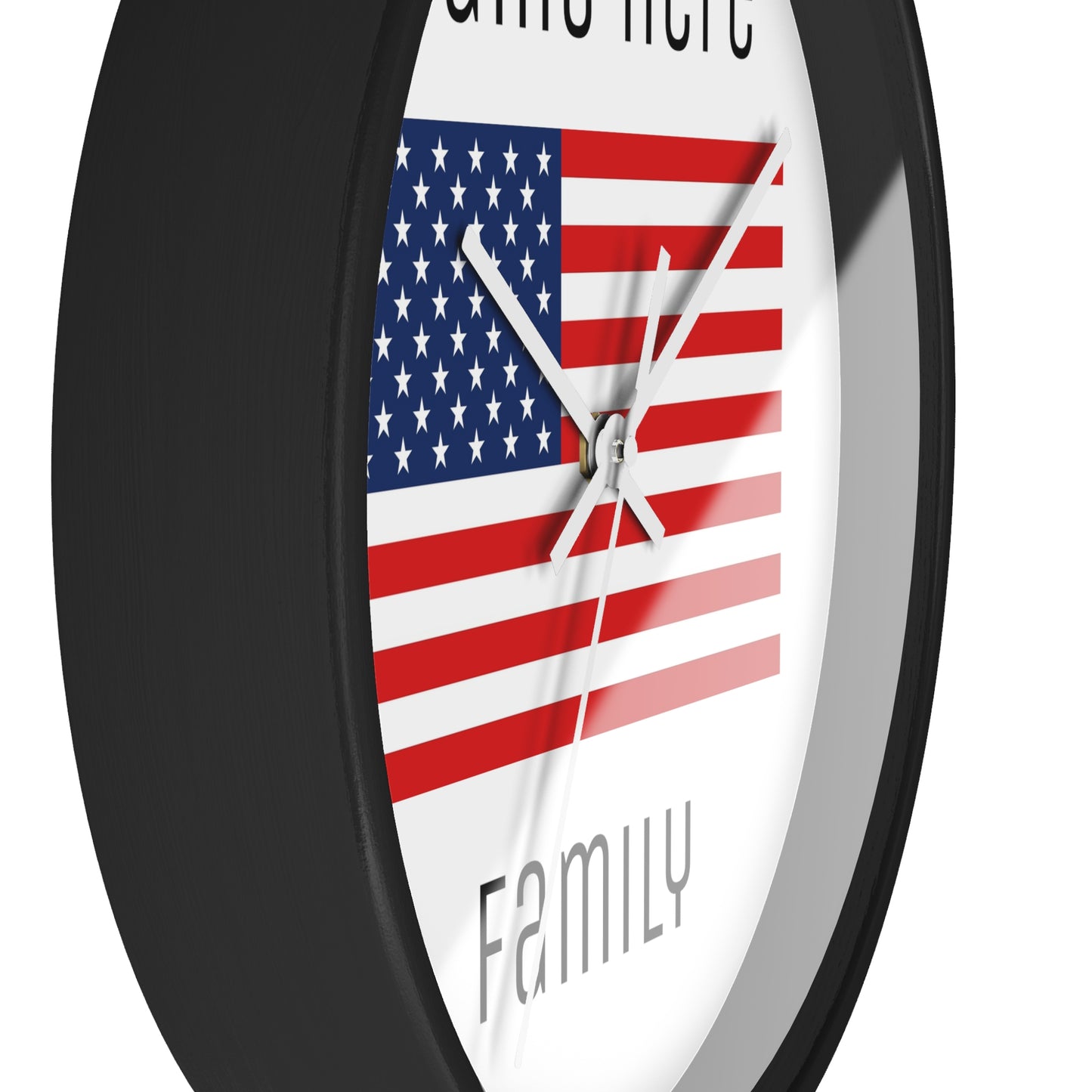 Personalize Your USA Wall Clock