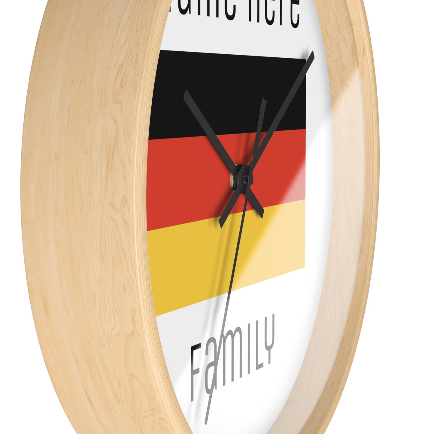 Personalize Your Germany Wall Clock with Your Name