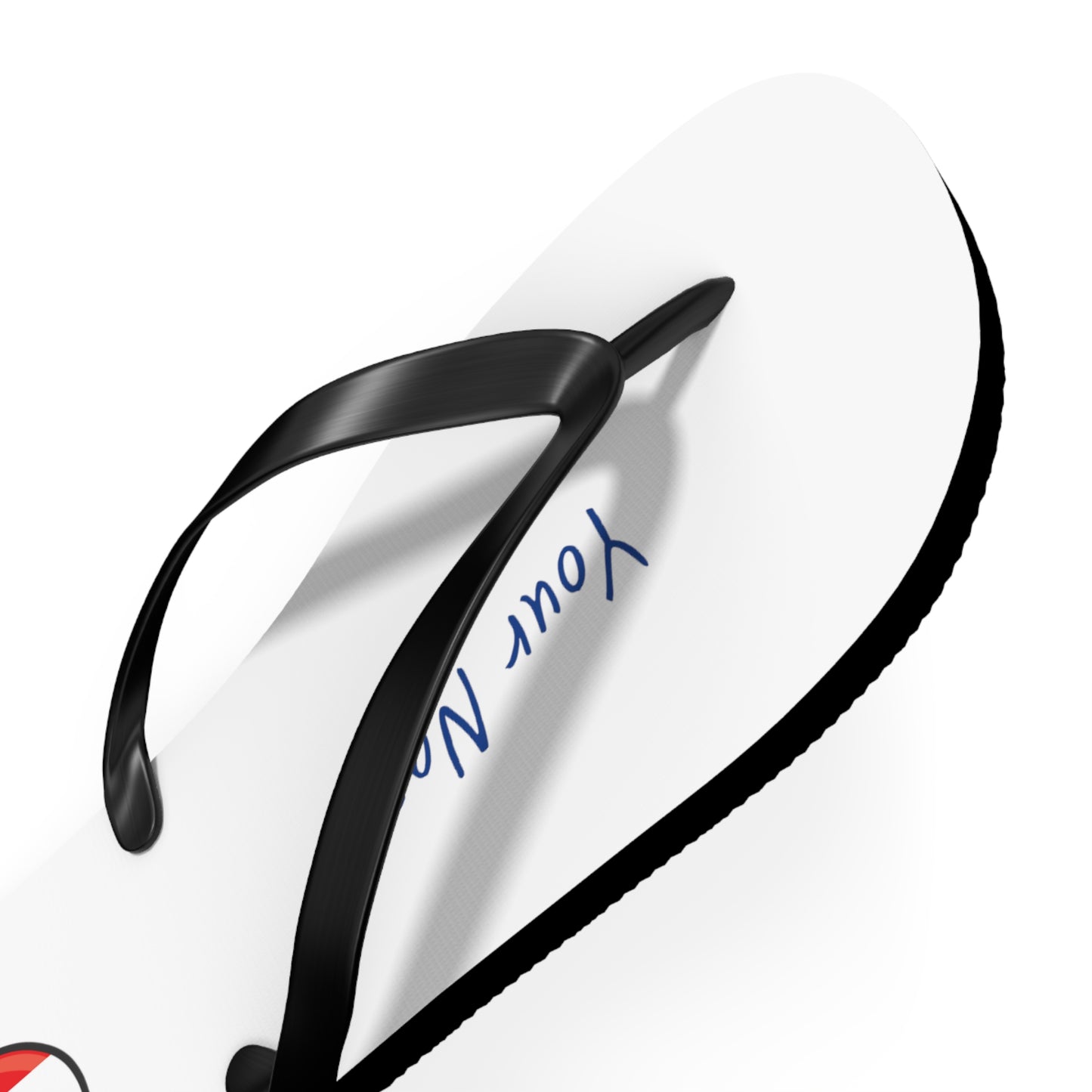Personalized Canadian Beach, Pool, Walking and Casual Flip Flops - Canada and Have Your Name Printed