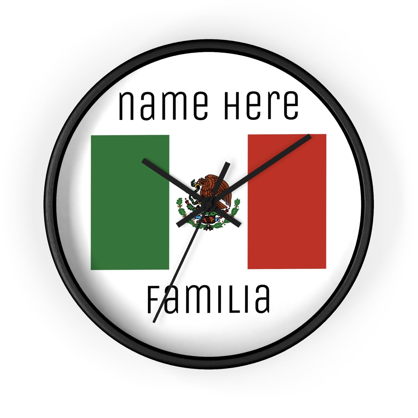 Personalize Your Mexico Wall Clock