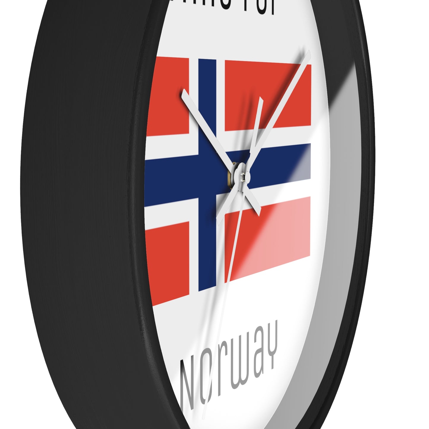 It's Time For Norway Wall Clock
