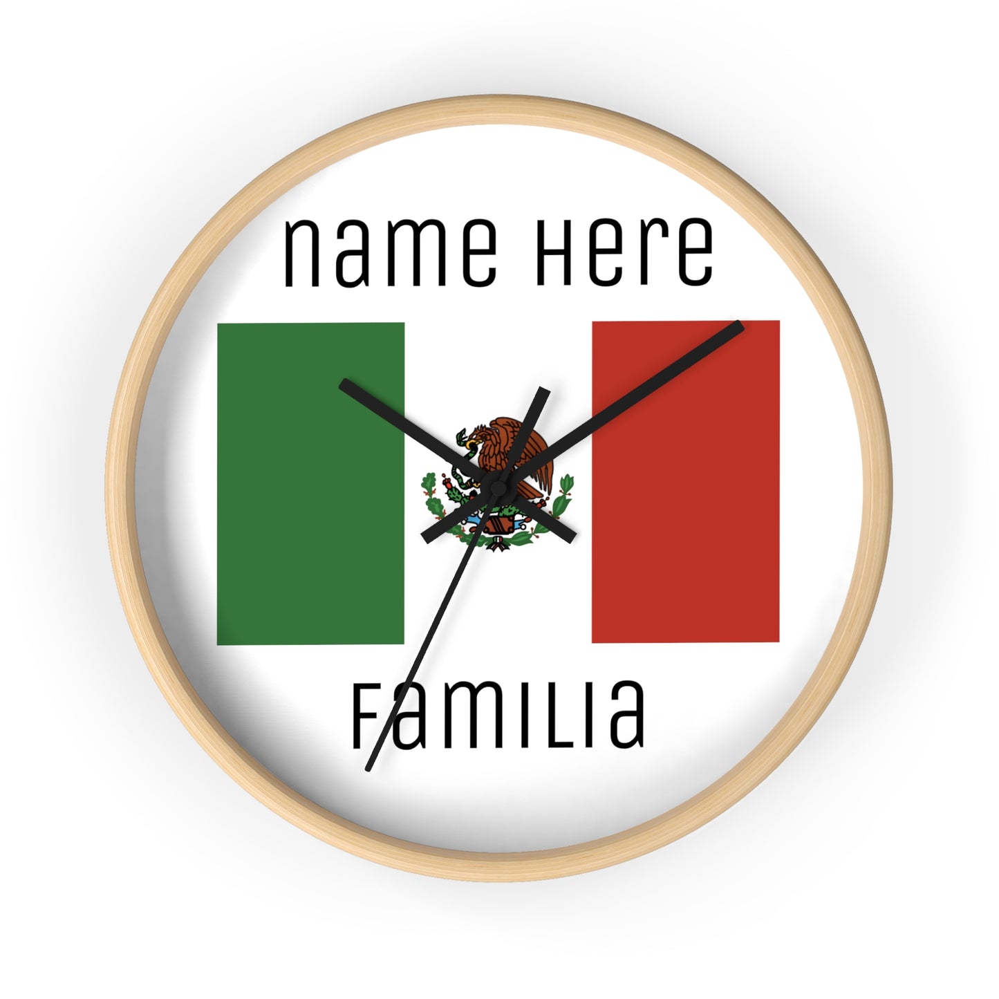 Personalize Your Mexico Wall Clock