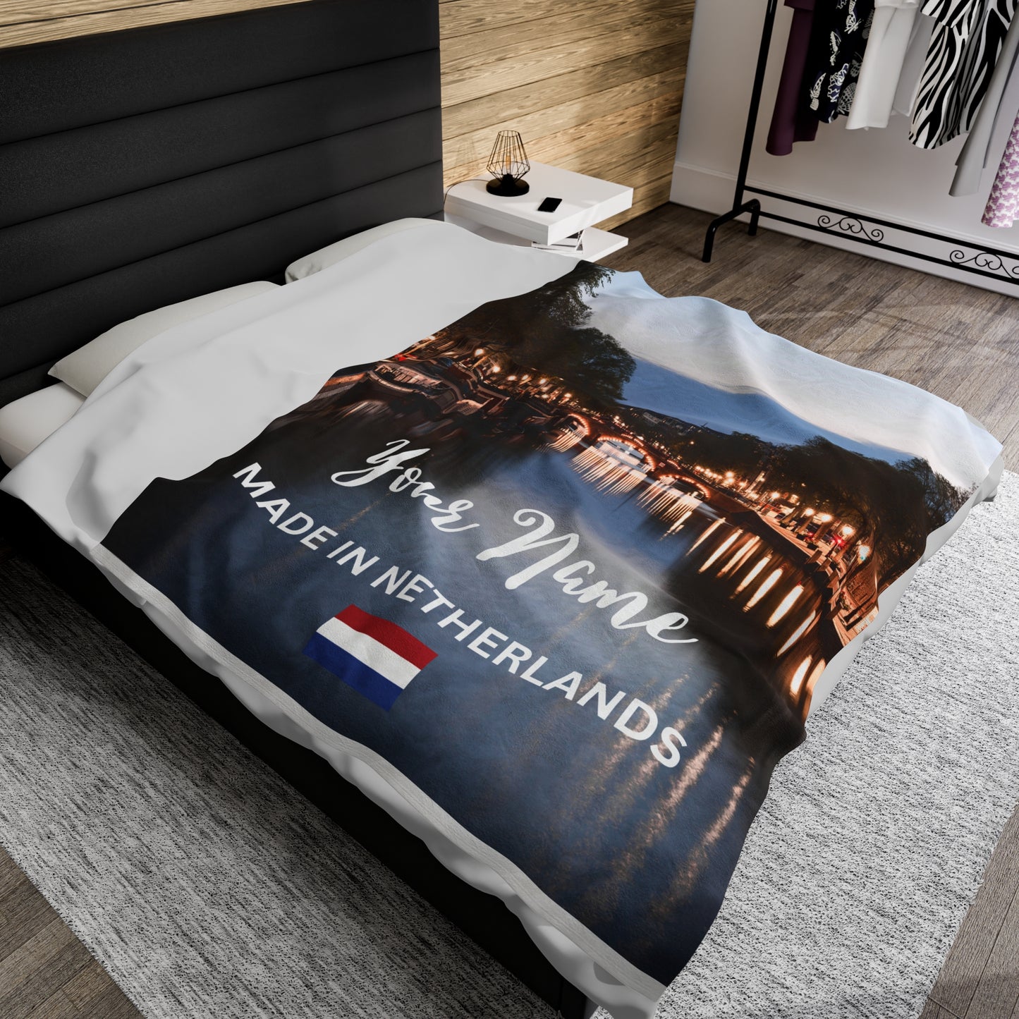 Personalized European Country Scenery Plush Blanket - European Countries - 5 Variants