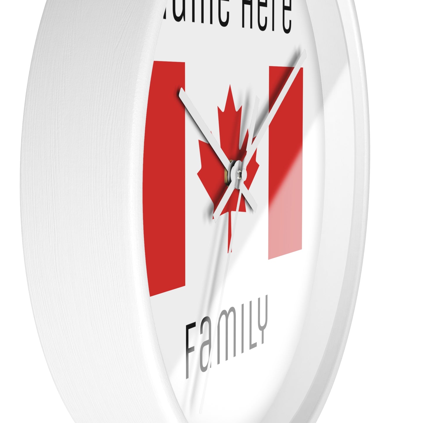 Personalize Your Canada Wall Clock