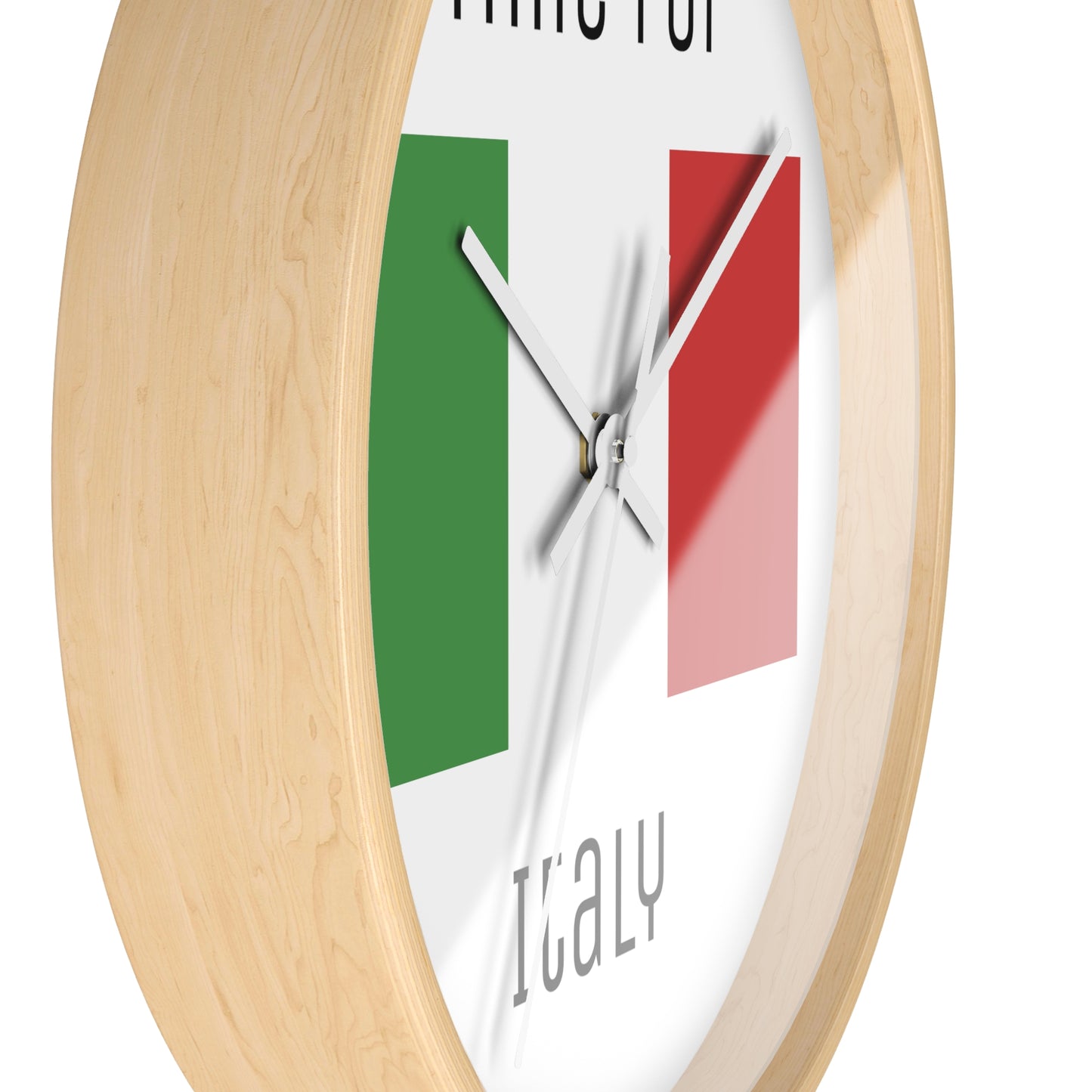 It's Time For Italy Wall Clock