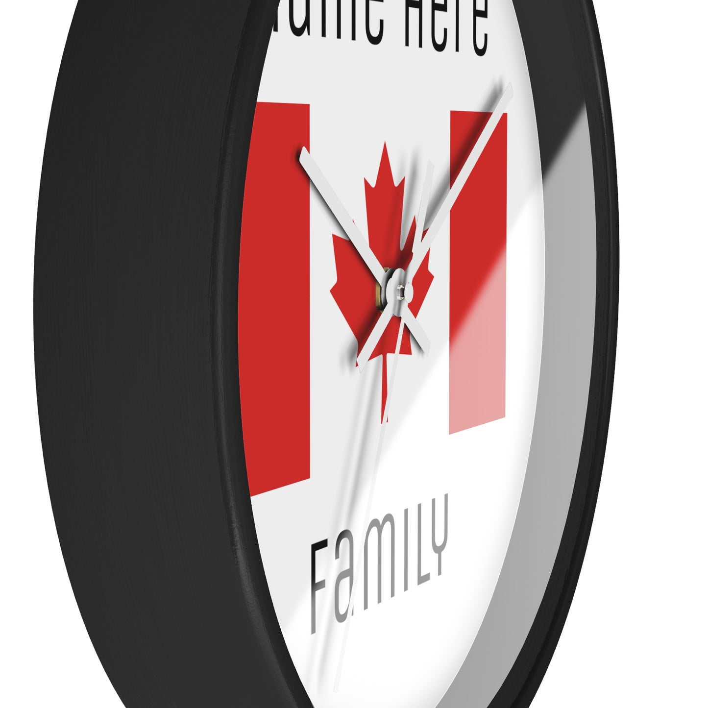 Personalize Your Canada Wall Clock