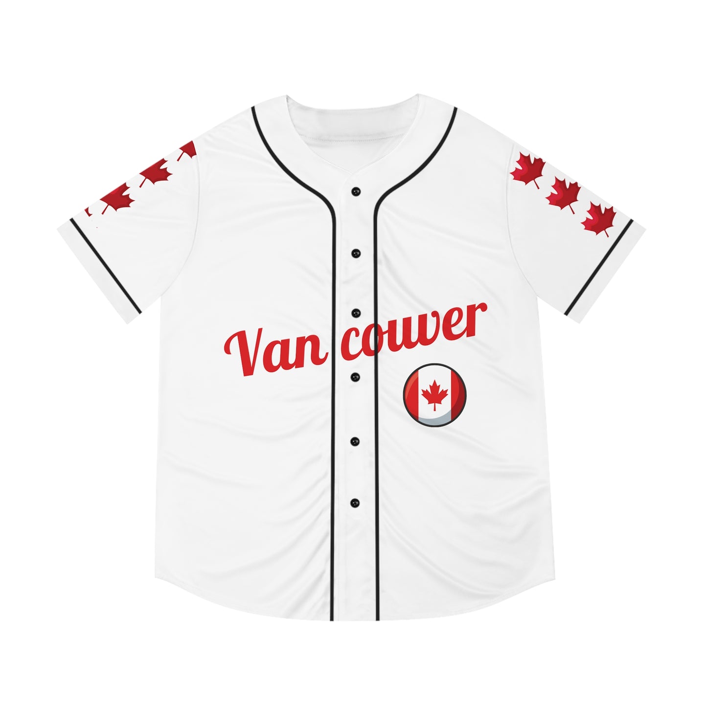 Personalized Vancouver Canada Men's Baseball Jersey