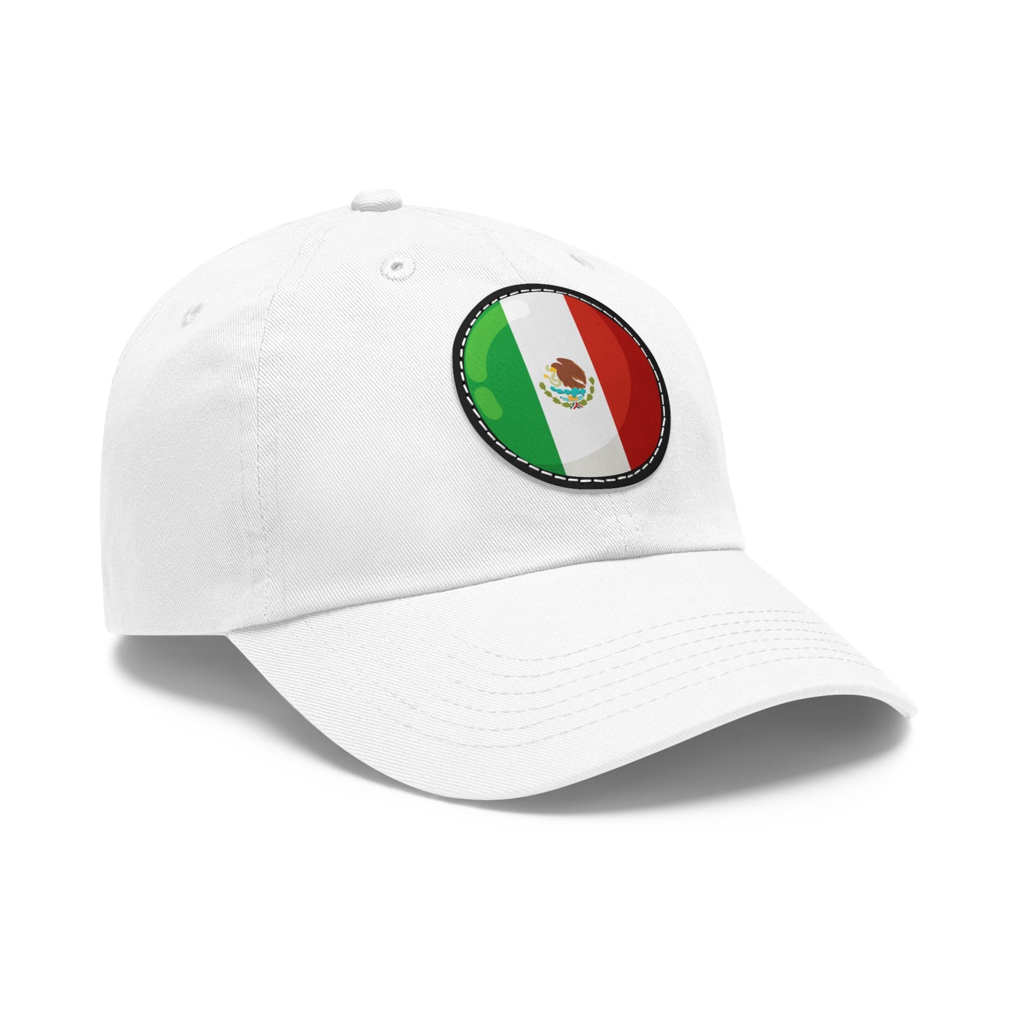 The Native Low Profile Hat with Round Leather Patch - Mexico