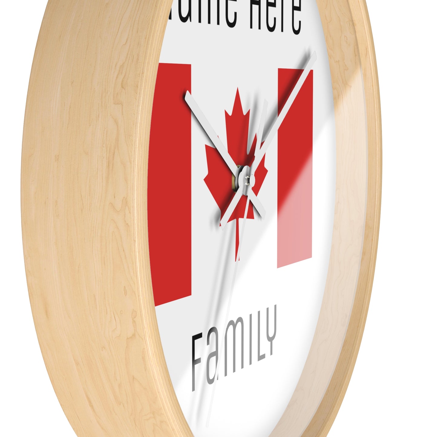 Personalize Your Canada Wall Clock