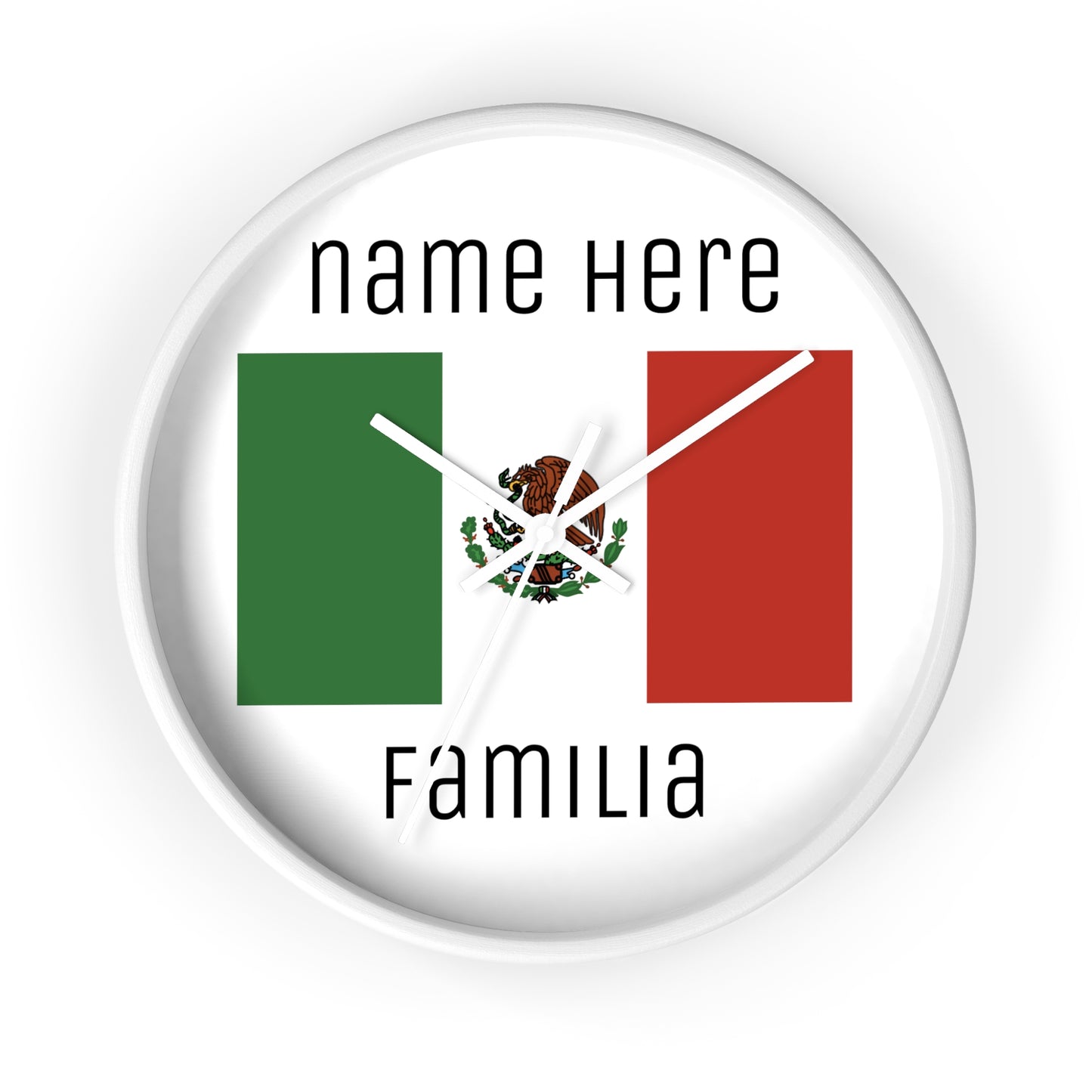 Personalize Your Mexico Wall Clock
