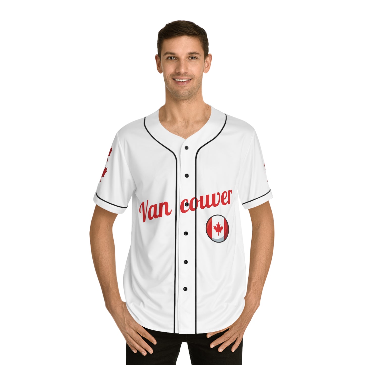 Personalized Vancouver Canada Men's Baseball Jersey