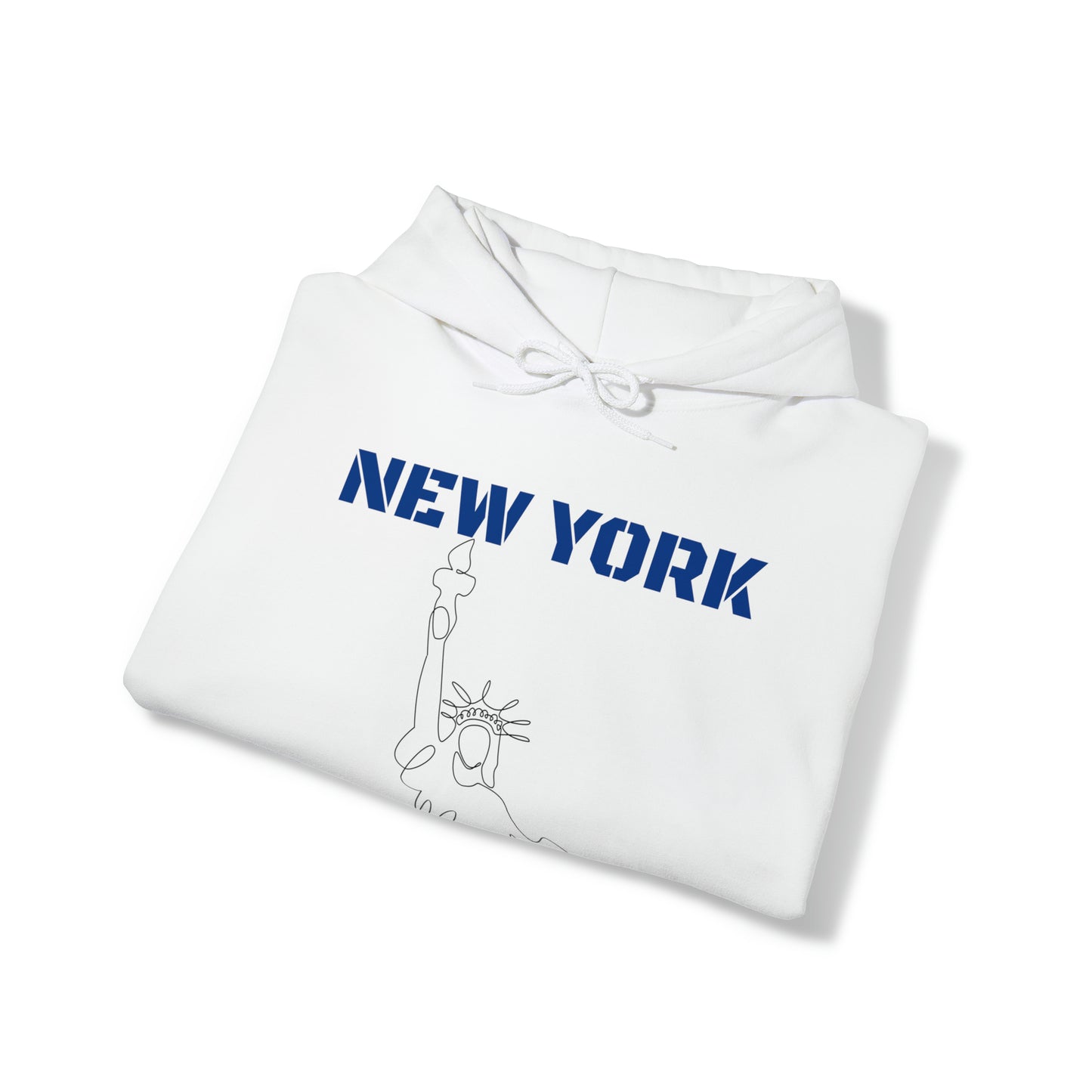 Livelihoodies by The Trip Window - New York Hoodie Sweatshirt - White