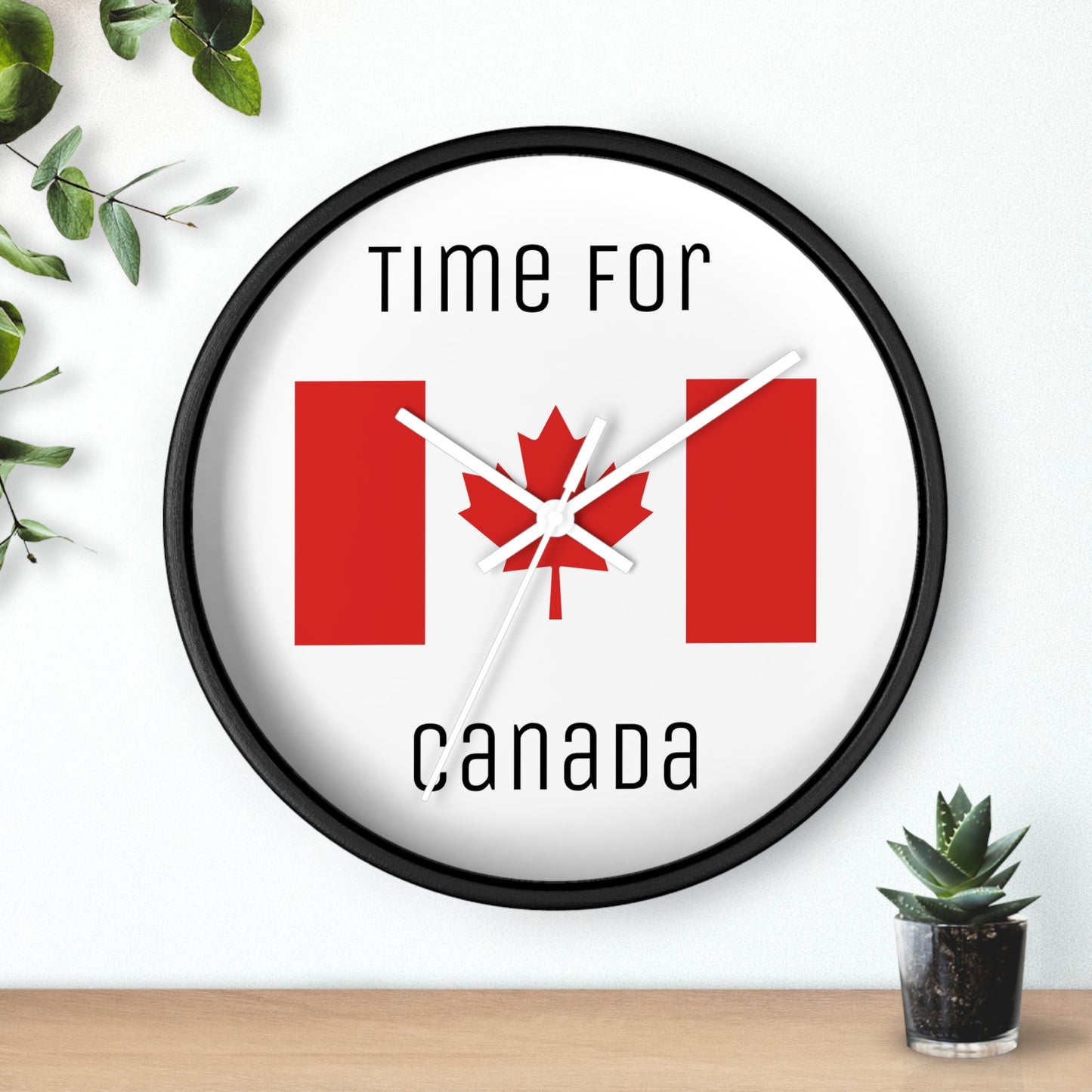 It's Time For Canada Wall Clock