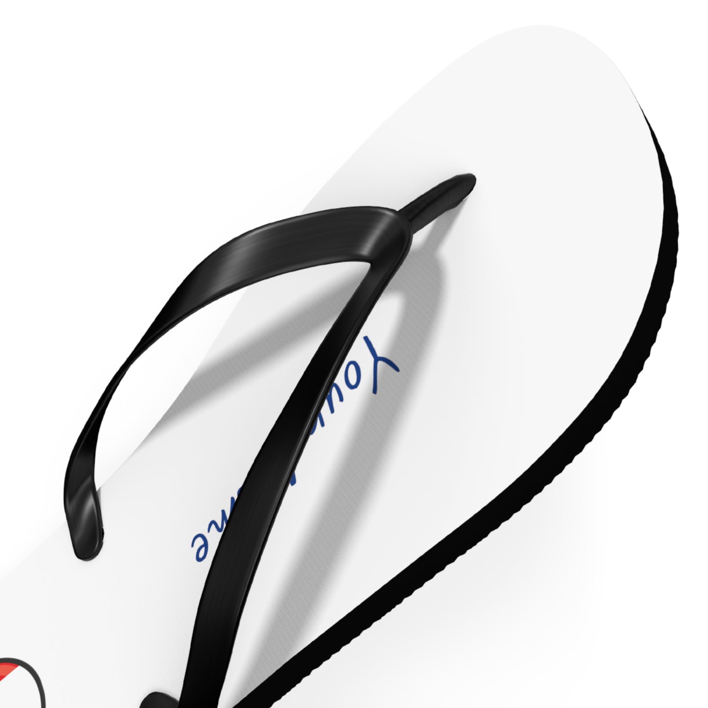 Personalized Canadian Beach, Pool, Walking and Casual Flip Flops - Canada and Have Your Name Printed