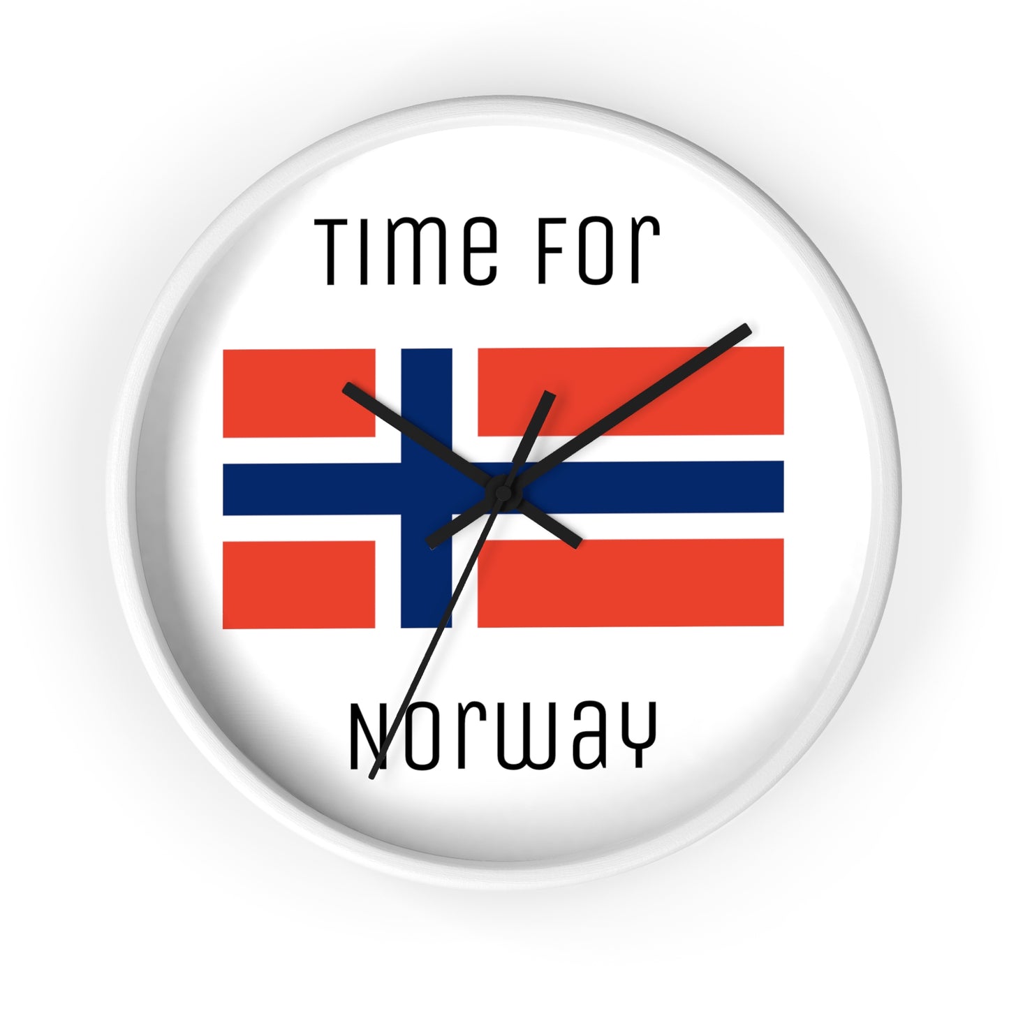 It's Time For Norway Wall Clock