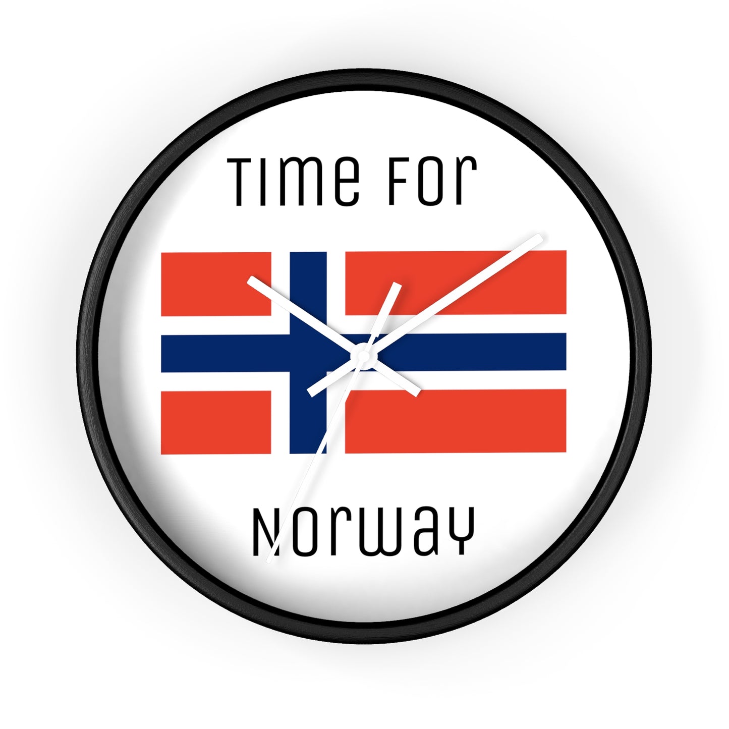 It's Time For Norway Wall Clock