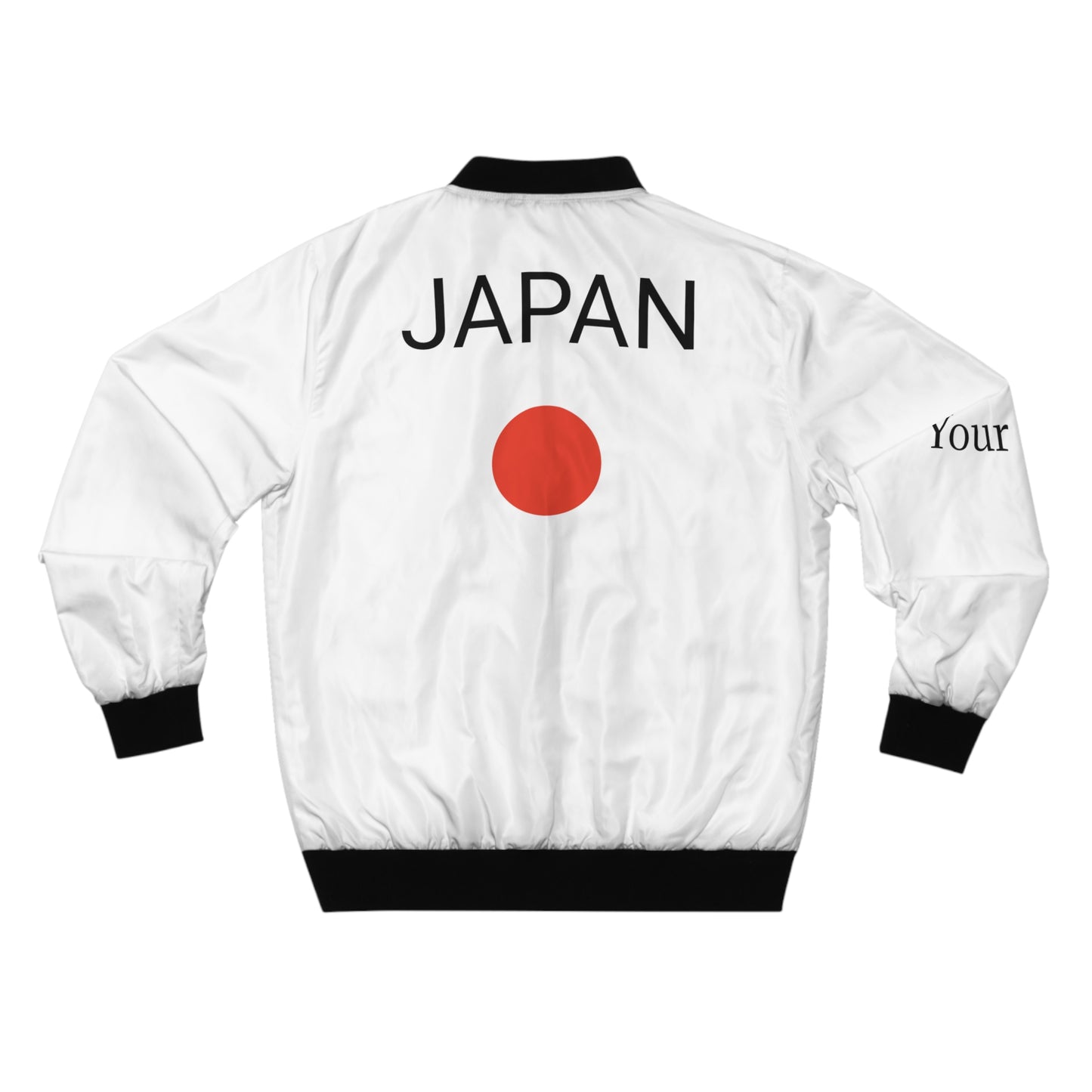 Personalized Japan Men's Bomber Jacket, Japan Flag Jacket, Your Name
