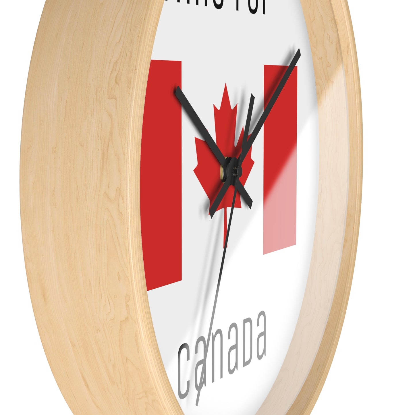 It's Time For Canada Wall Clock