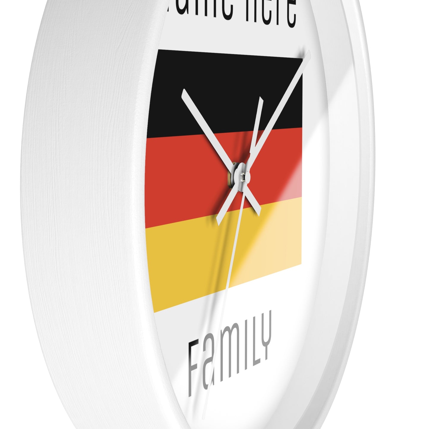Personalize Your Germany Wall Clock with Your Name