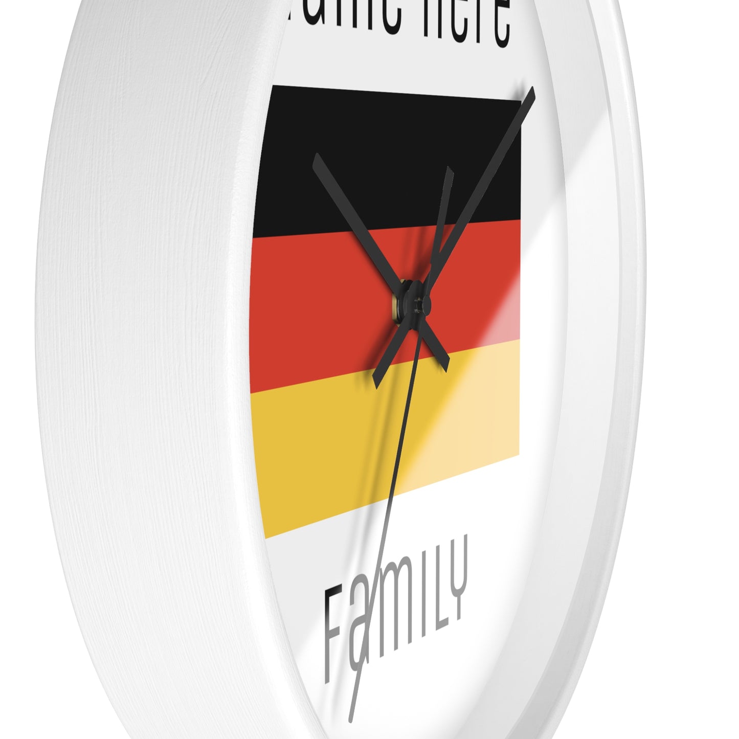 Personalize Your Germany Wall Clock with Your Name