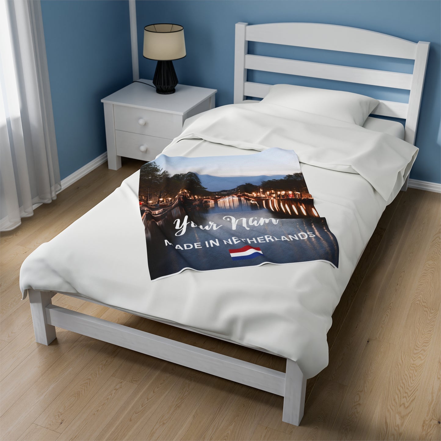 Personalized European Country Scenery Plush Blanket - European Countries - 5 Variants