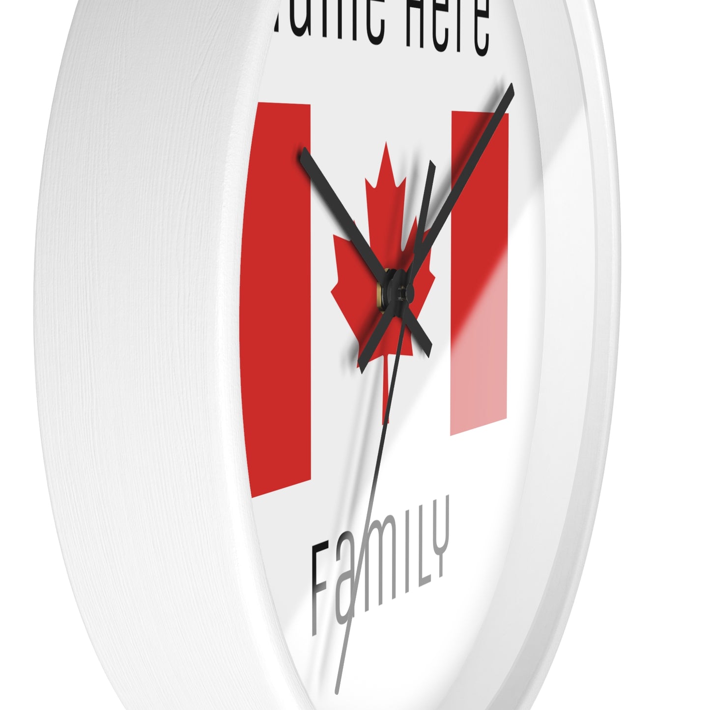 Personalize Your Canada Wall Clock