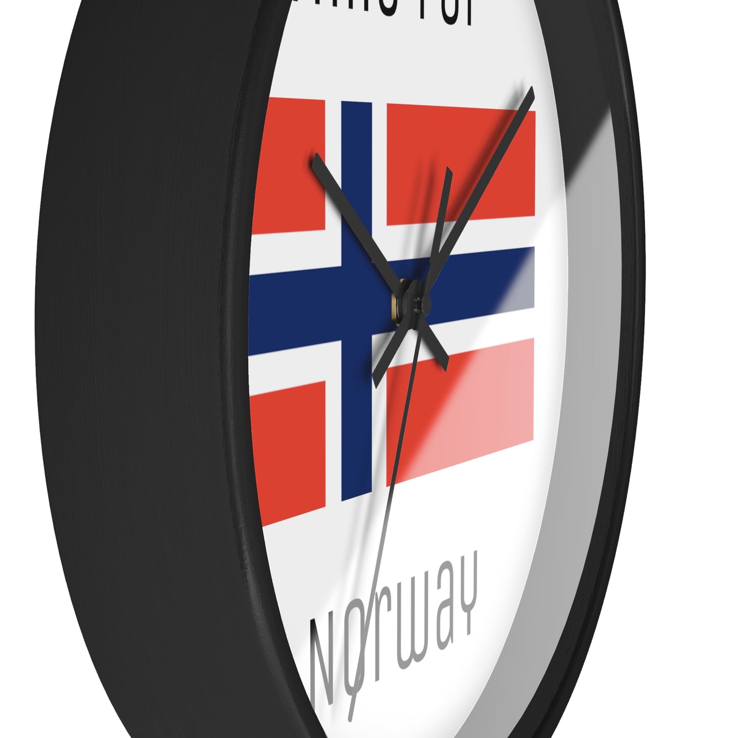 It's Time For Norway Wall Clock