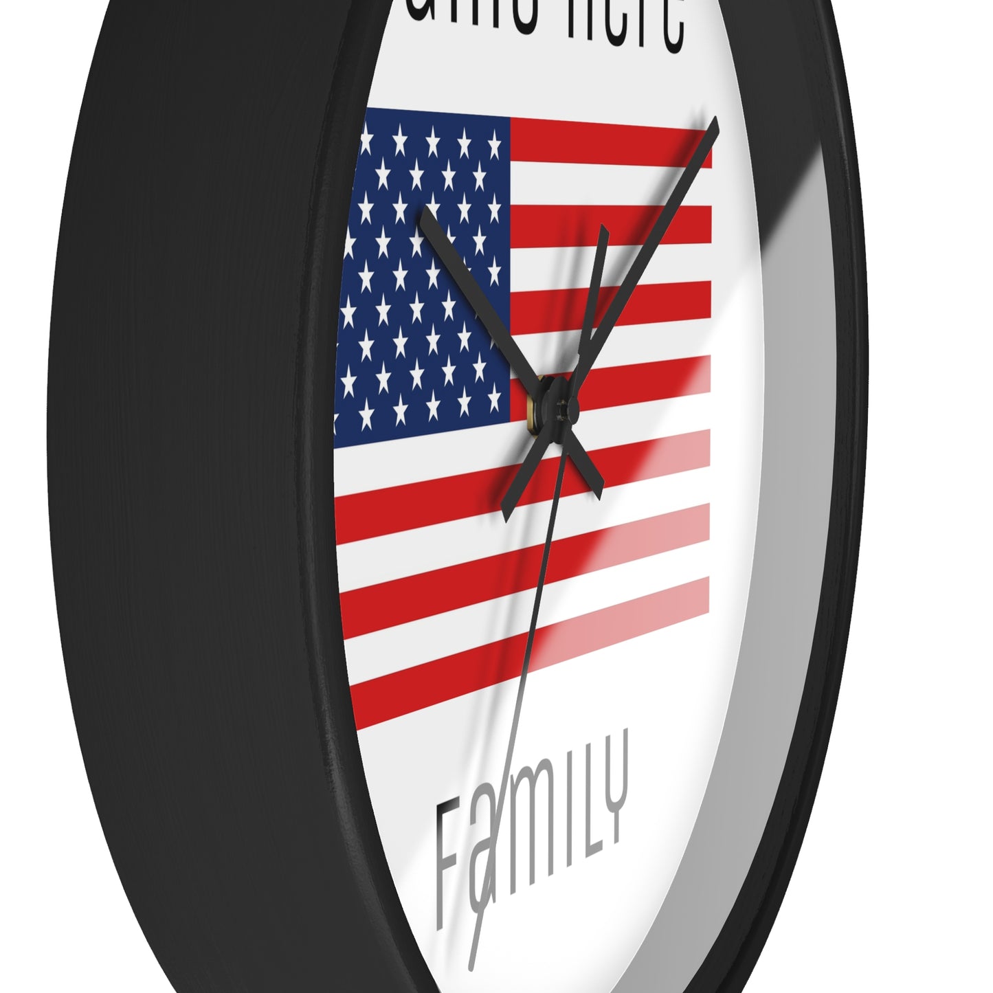 Personalize Your USA Wall Clock