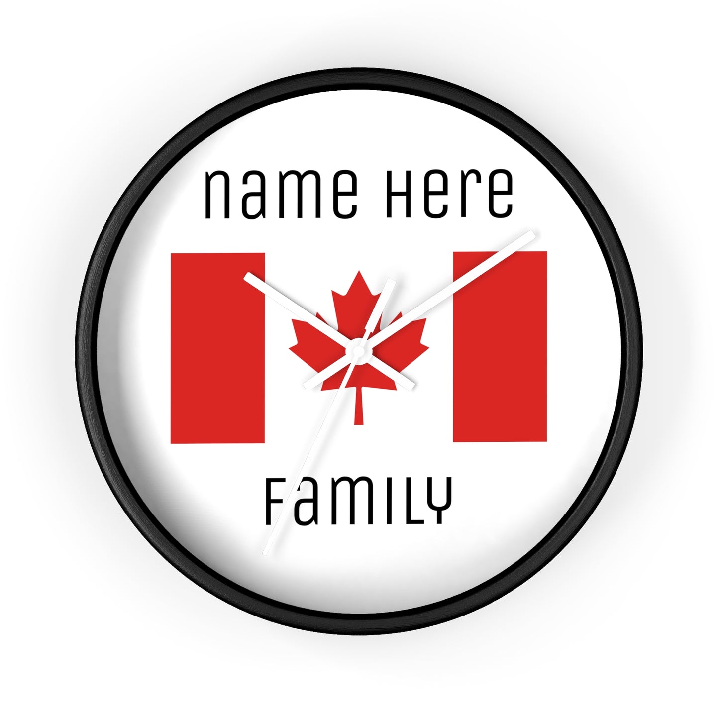 Personalize Your Canada Wall Clock