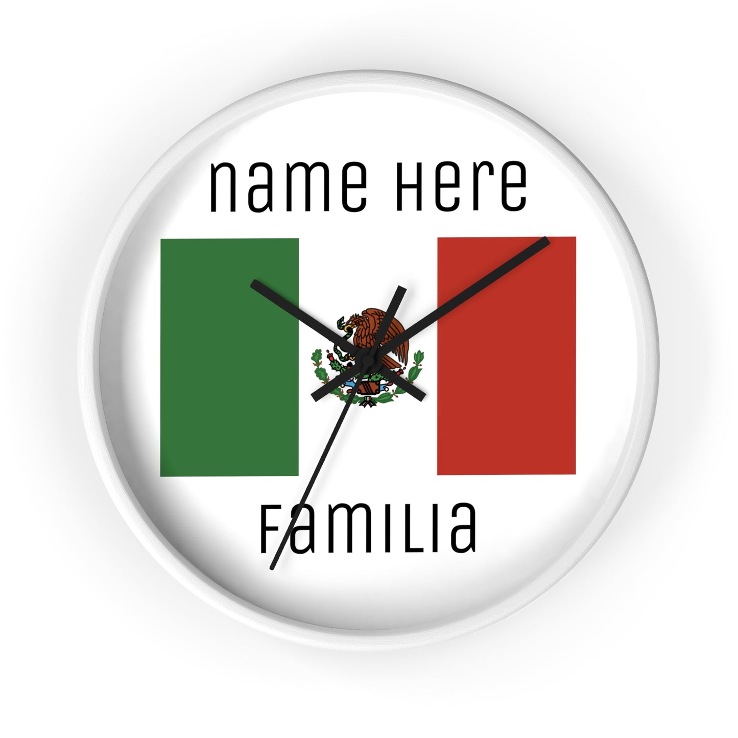 Personalize Your Mexico Wall Clock