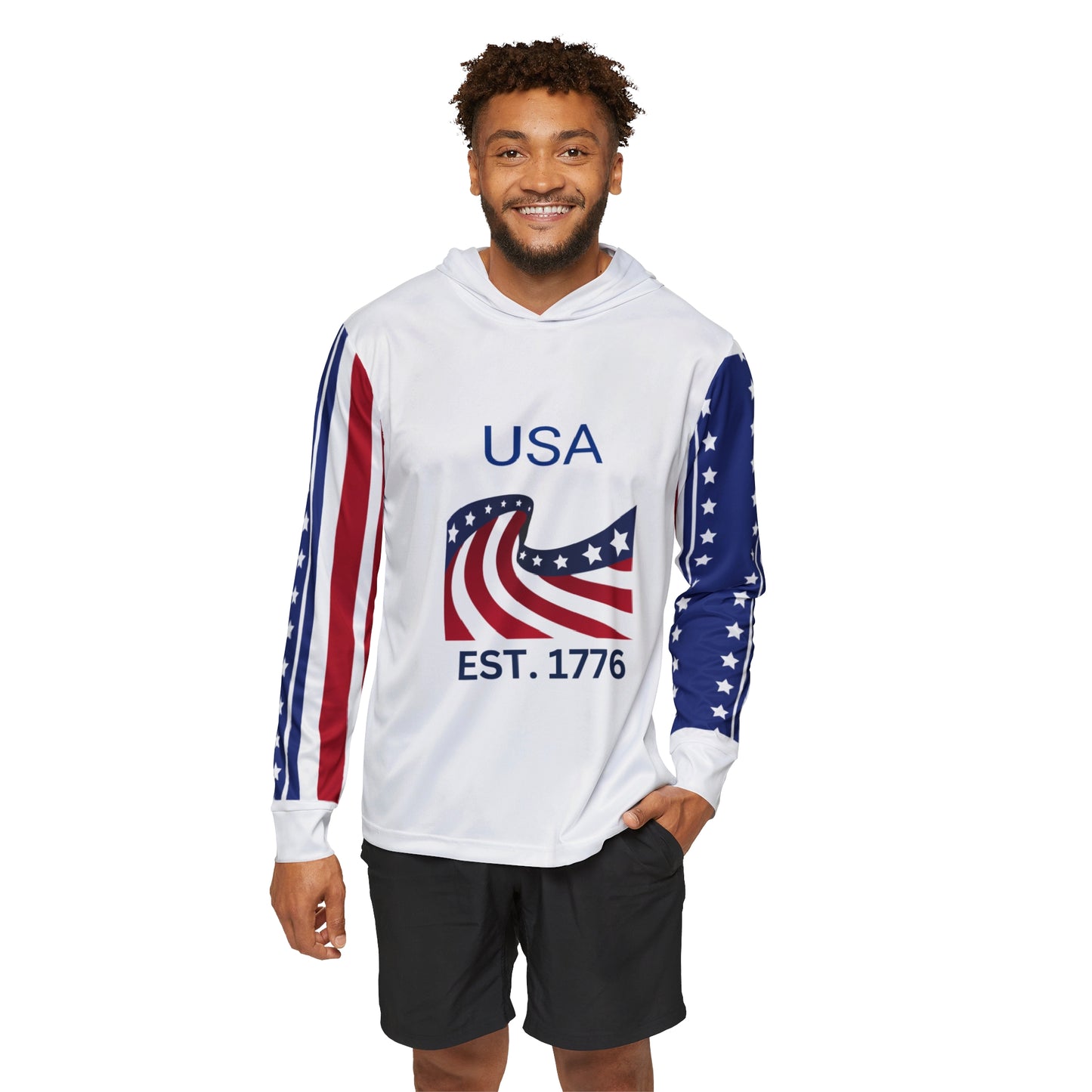 The Native All Over Men's Sports Warmup Hoodie - USA