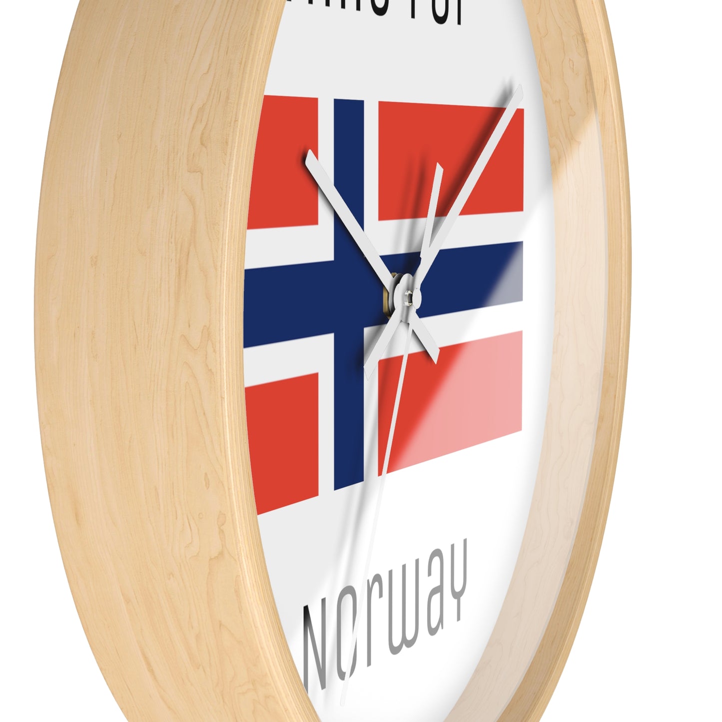 It's Time For Norway Wall Clock