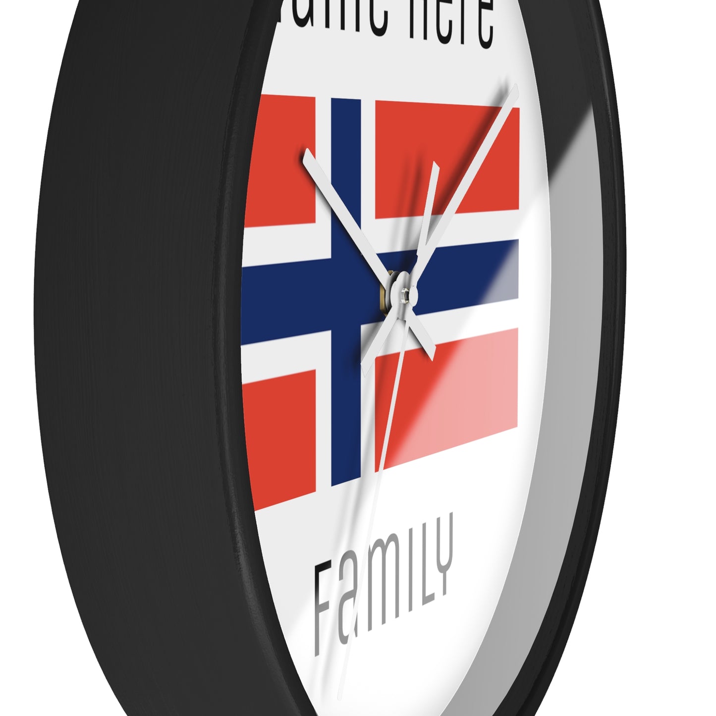 Personalize Your Norway Wall Clock
