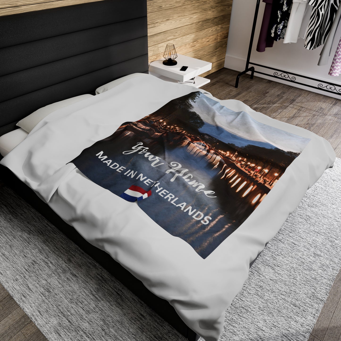Personalized European Country Scenery Plush Blanket - European Countries - 5 Variants