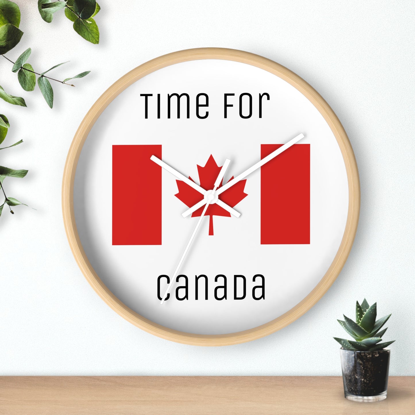 It's Time For Canada Wall Clock