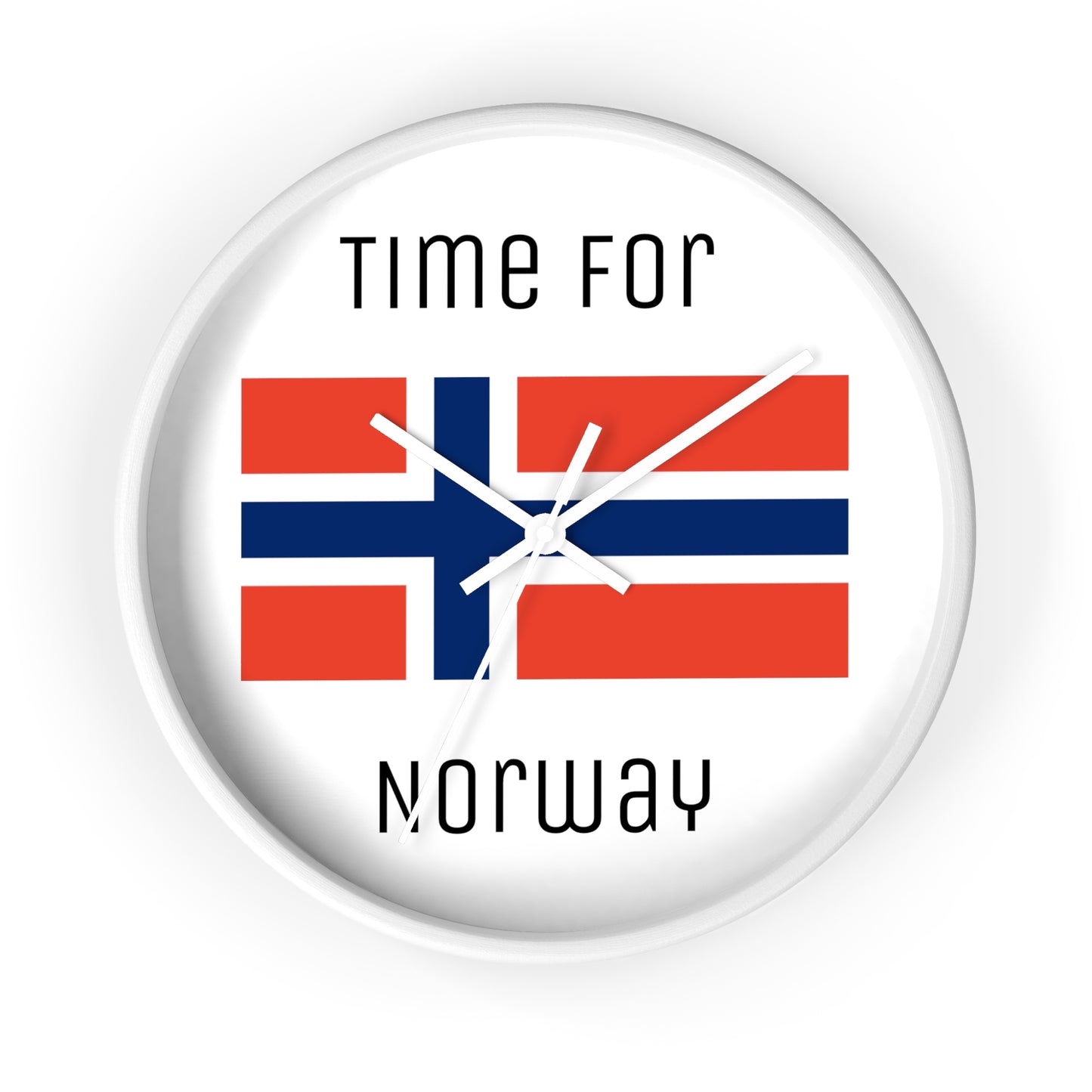 It's Time For Norway Wall Clock