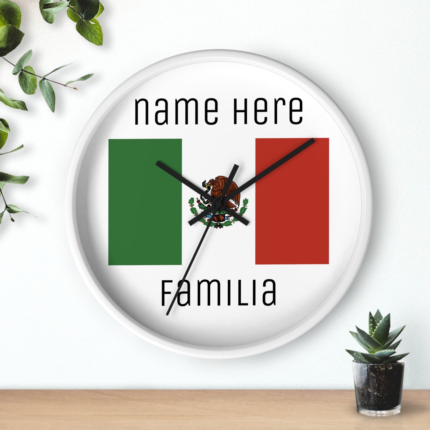 Personalize Your Mexico Wall Clock