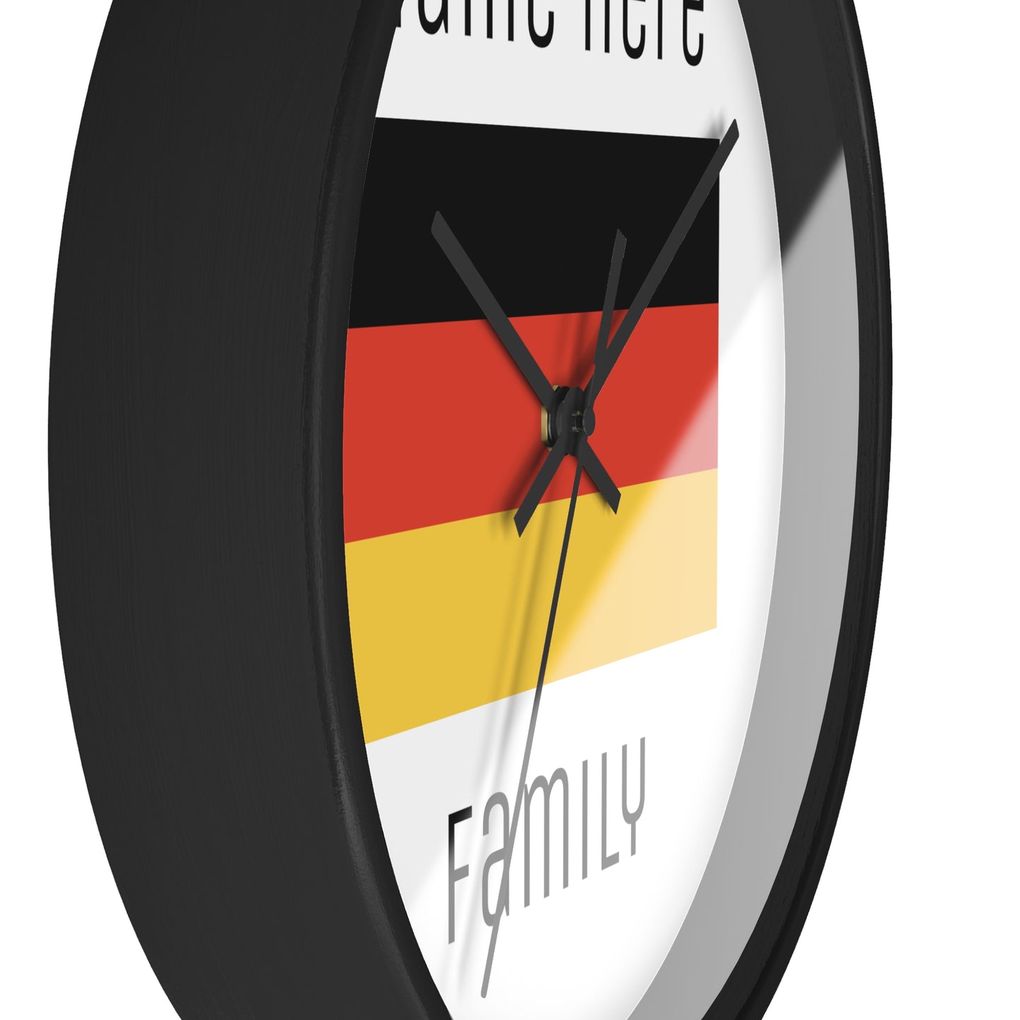 Personalize Your Germany Wall Clock with Your Name