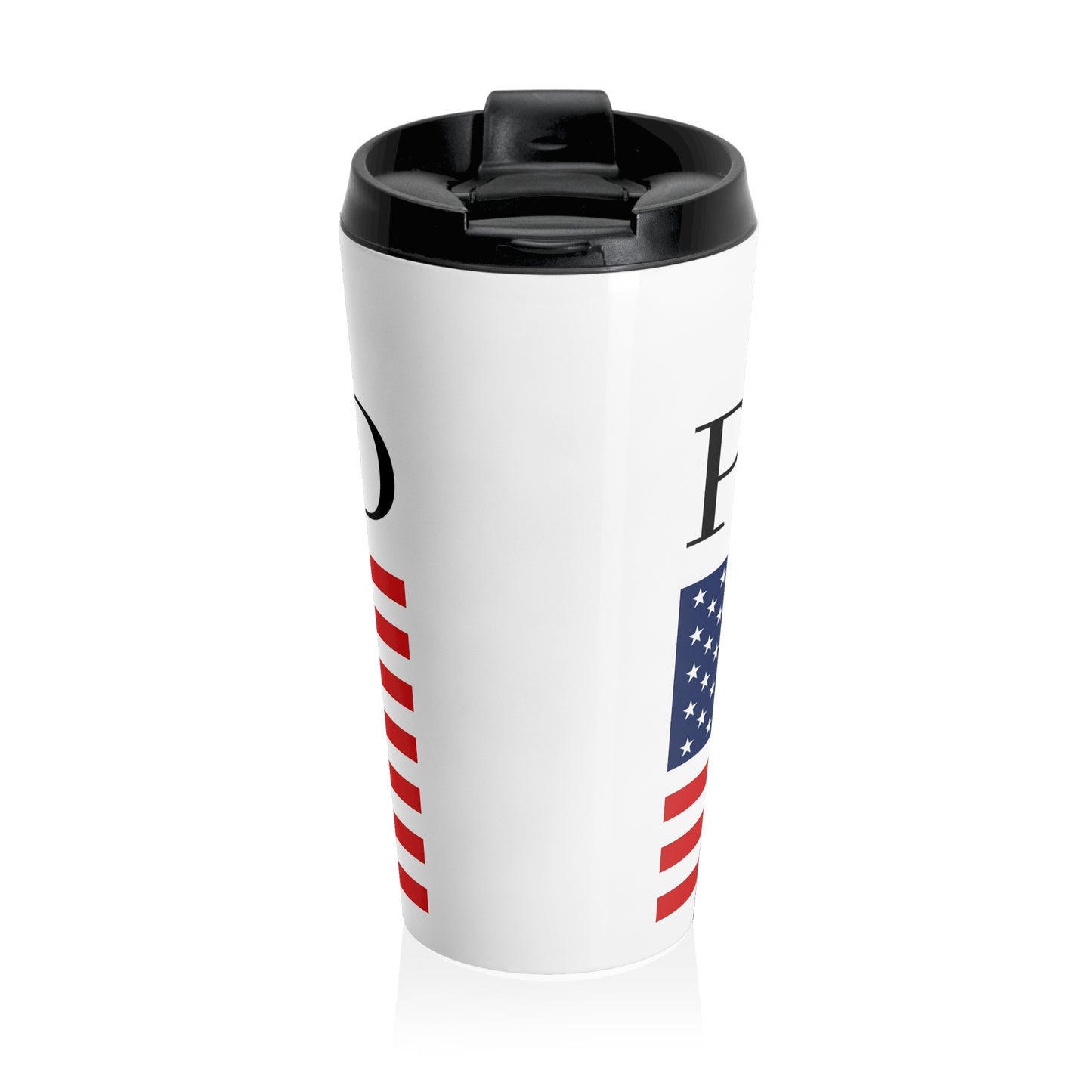Stainless Steel Travel Mug - A Proud American