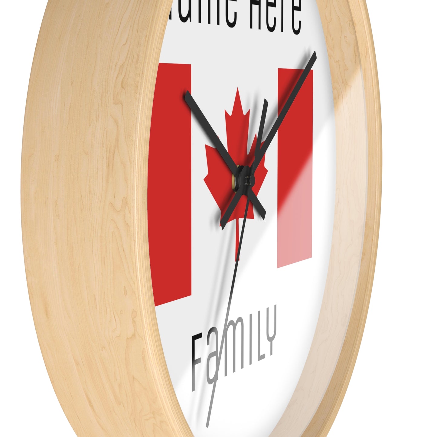 Personalize Your Canada Wall Clock