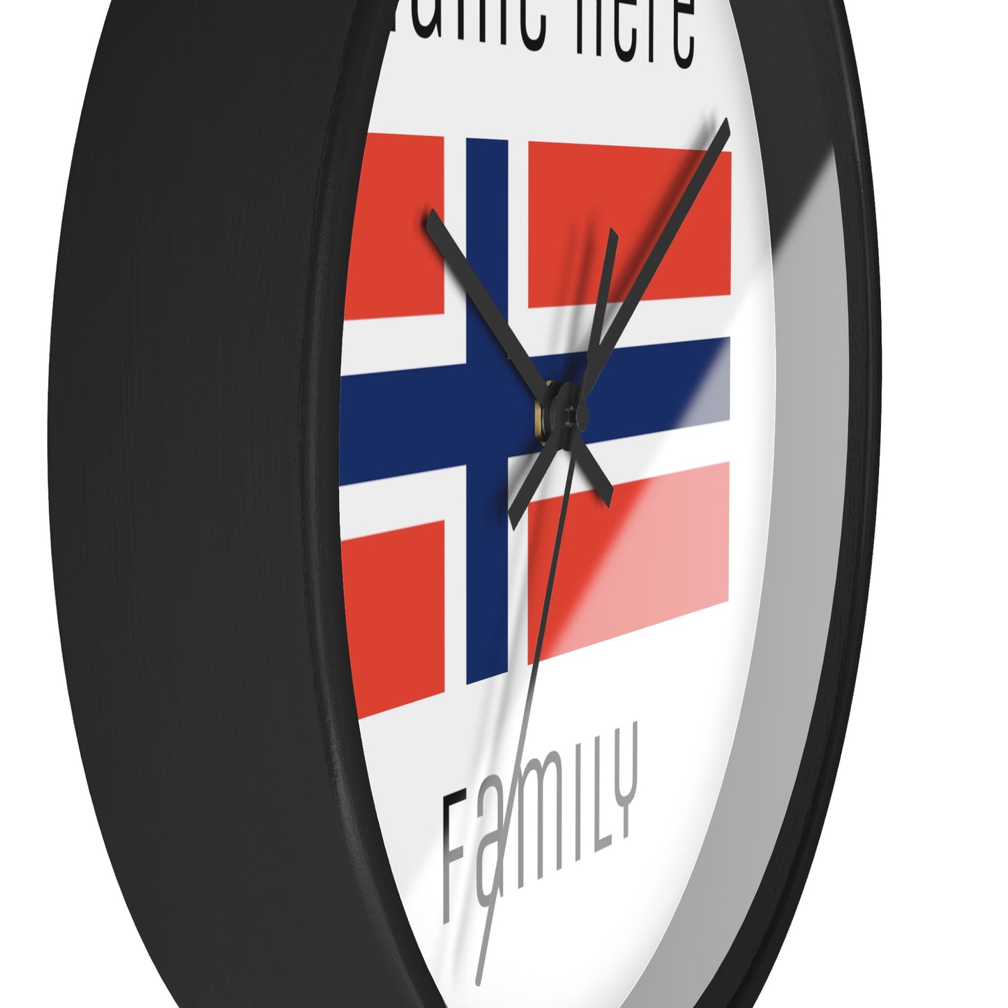 Personalize Your Norway Wall Clock