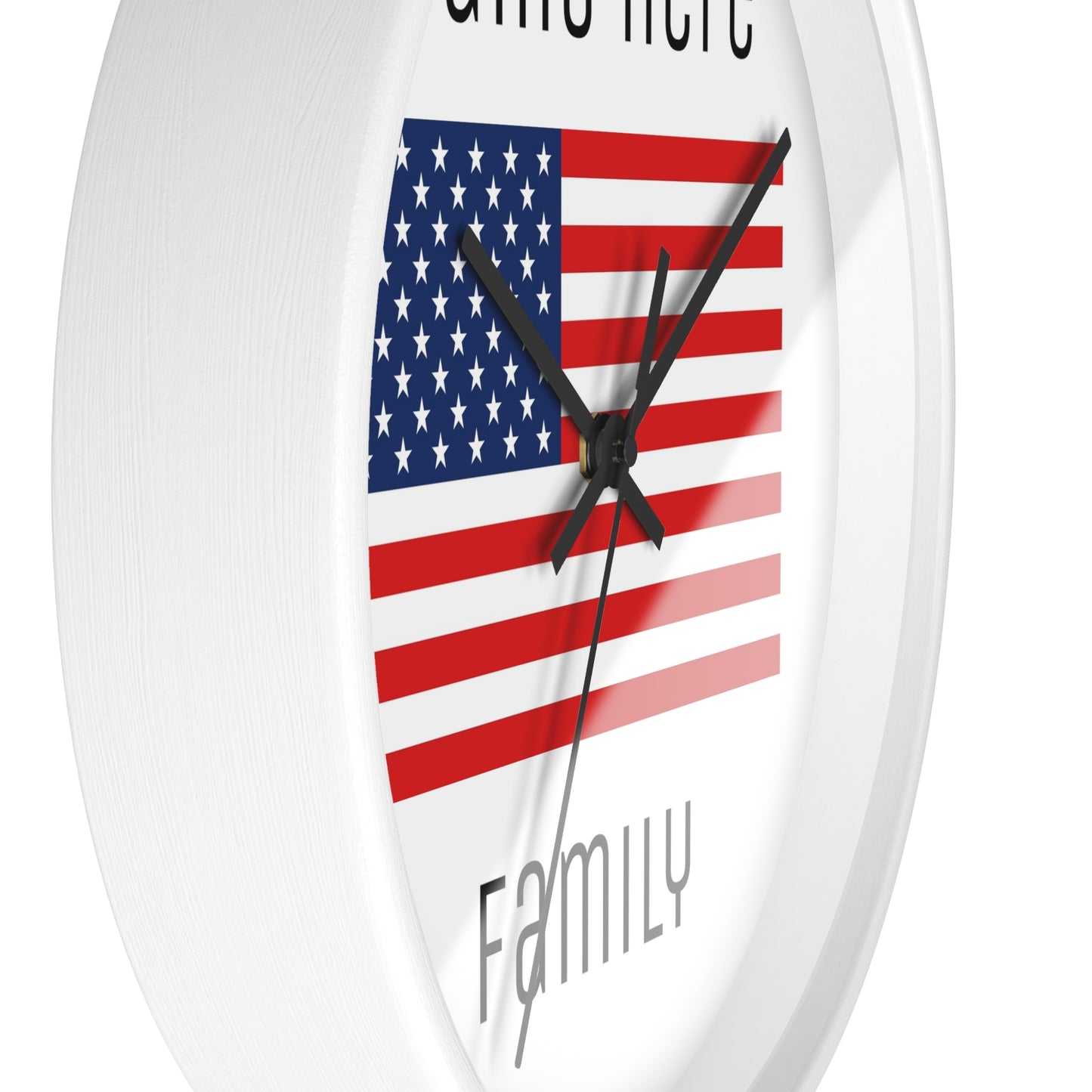 Personalize Your USA Wall Clock