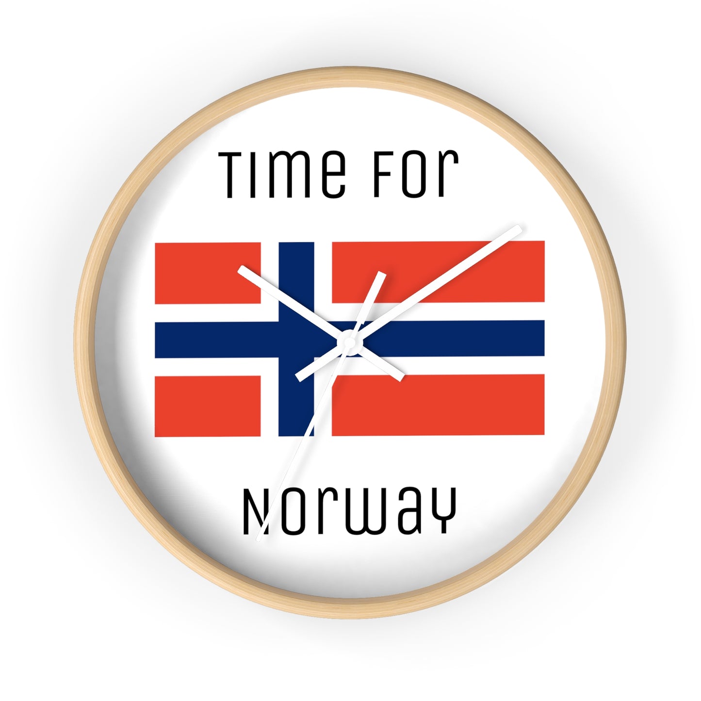 It's Time For Norway Wall Clock