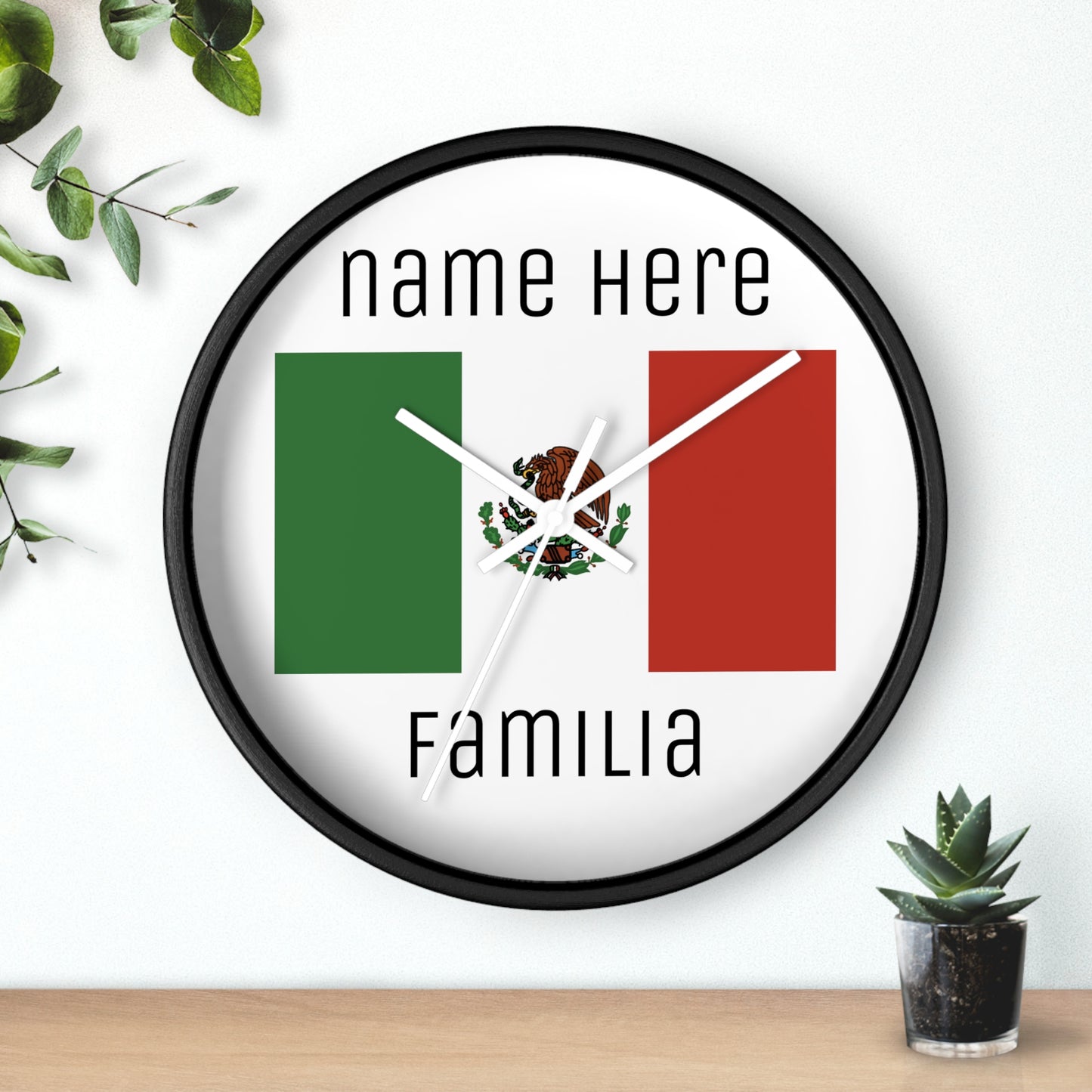 Personalize Your Mexico Wall Clock