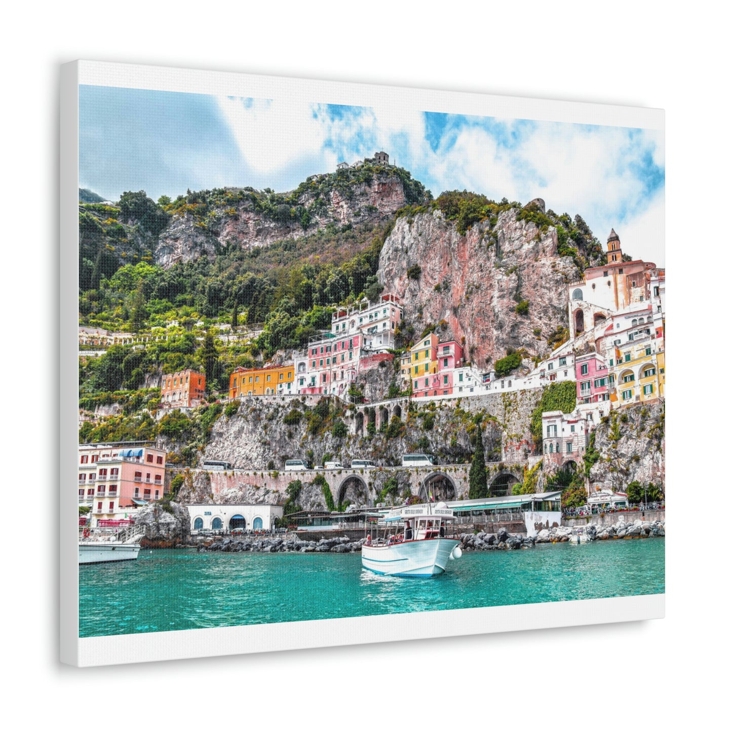 Amalfi Coast, Italy Wall Canvas - The Trip Window