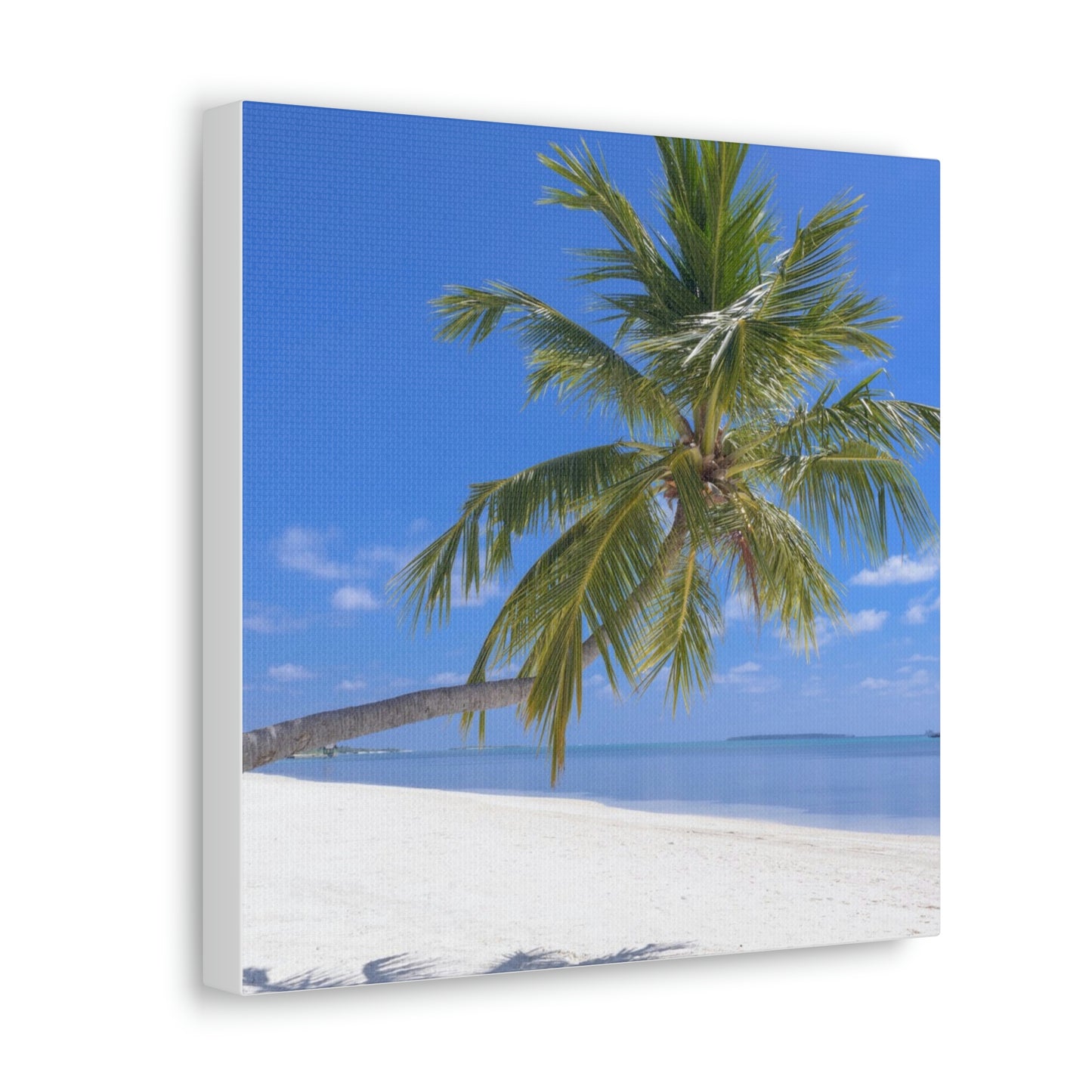 Maldives Island Paradise Wall Canvas Print - The Trip Window