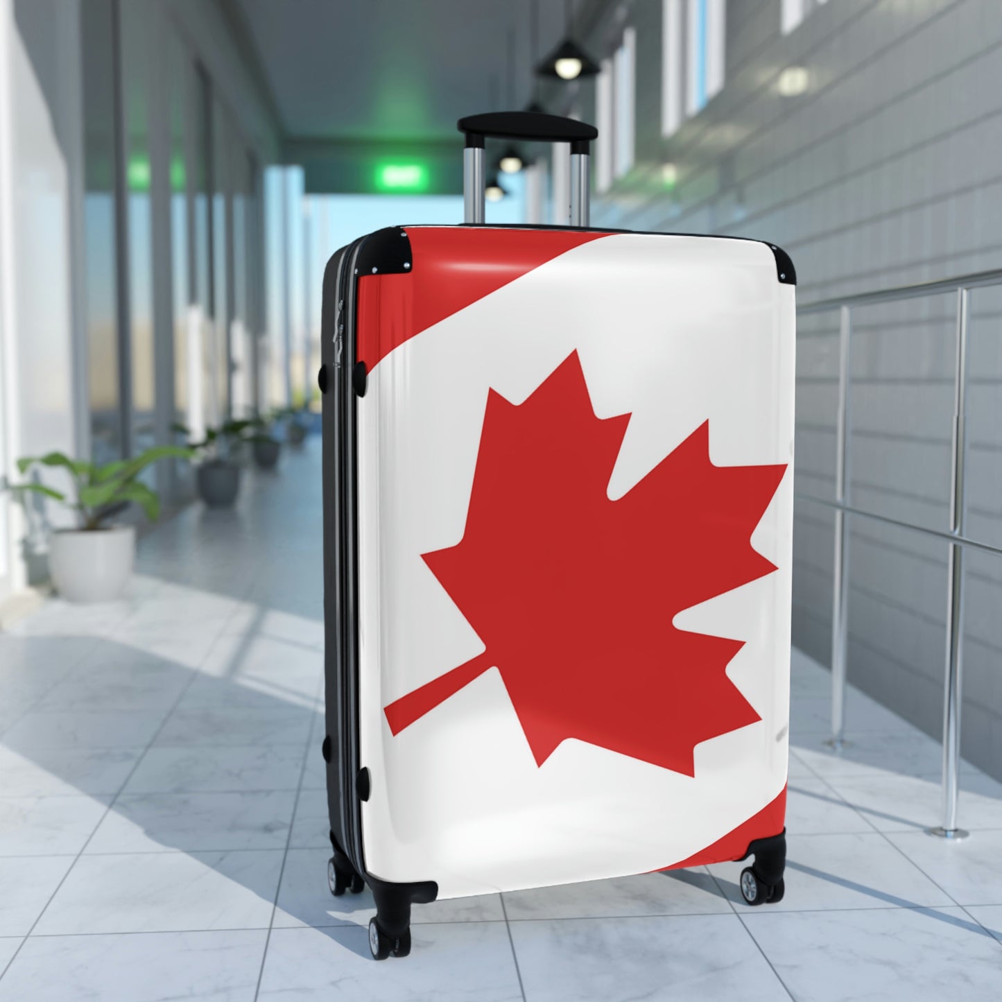 The Native Suitcase - Canada Maple Leaf